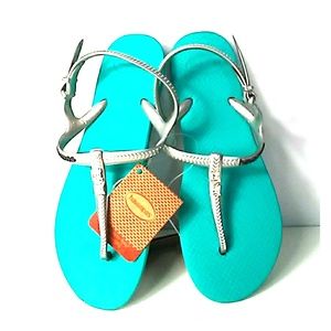 Havaianas Sandals with Crystal Swarovski